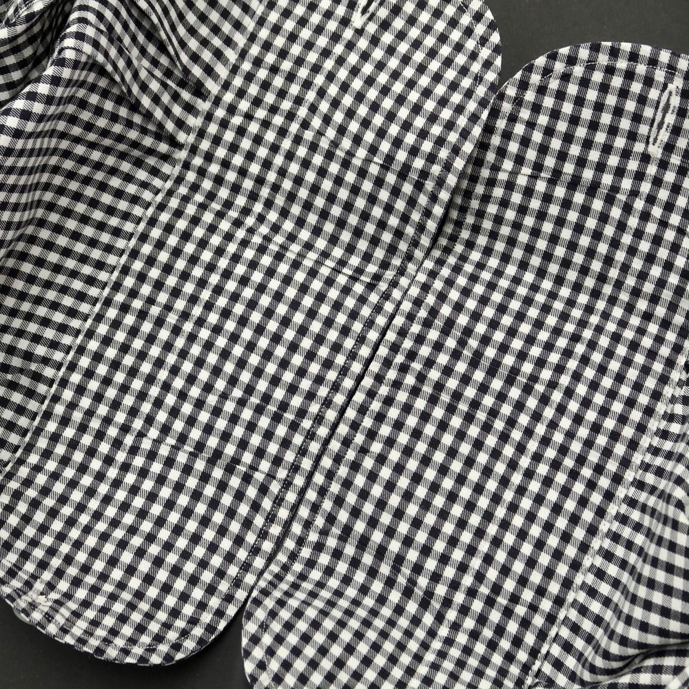 [Used] ERRICO FORMICOLA Cotton Check Casual Shirt Black x White [38] [Condition Rank C] [Men&