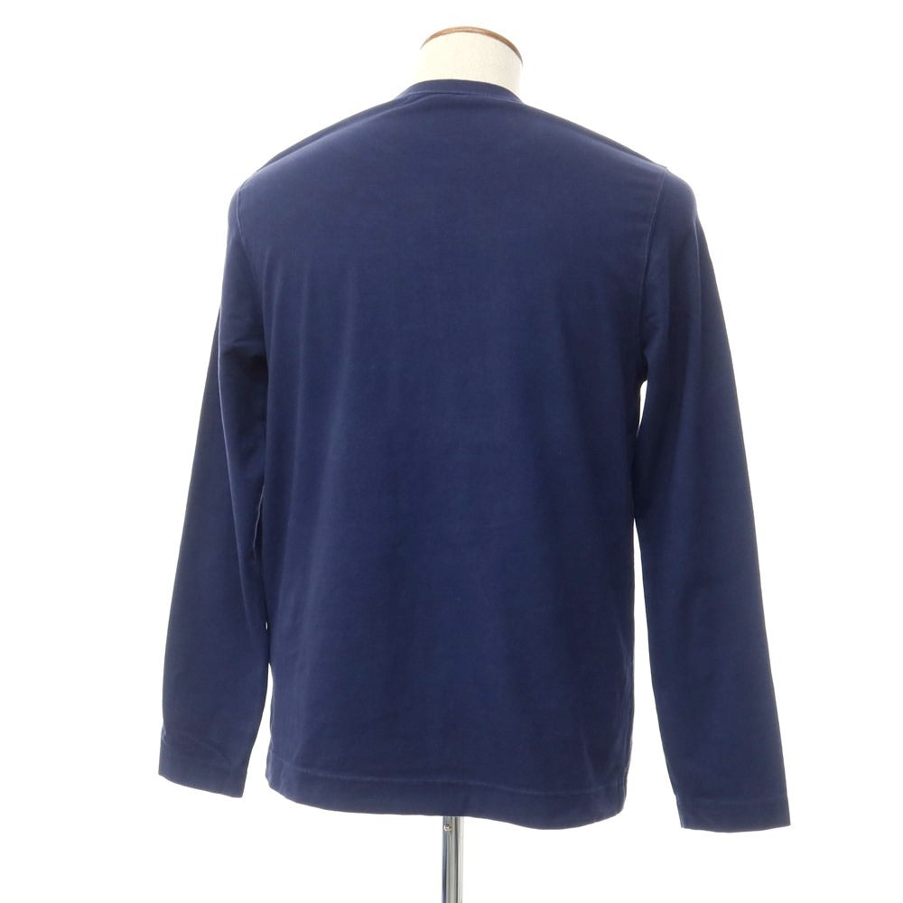 [Used] CIRCOLO 1901 Stretch Cotton Long Sleeve T-Shirt Light Navy [M] [Condition Rank C] [Men&