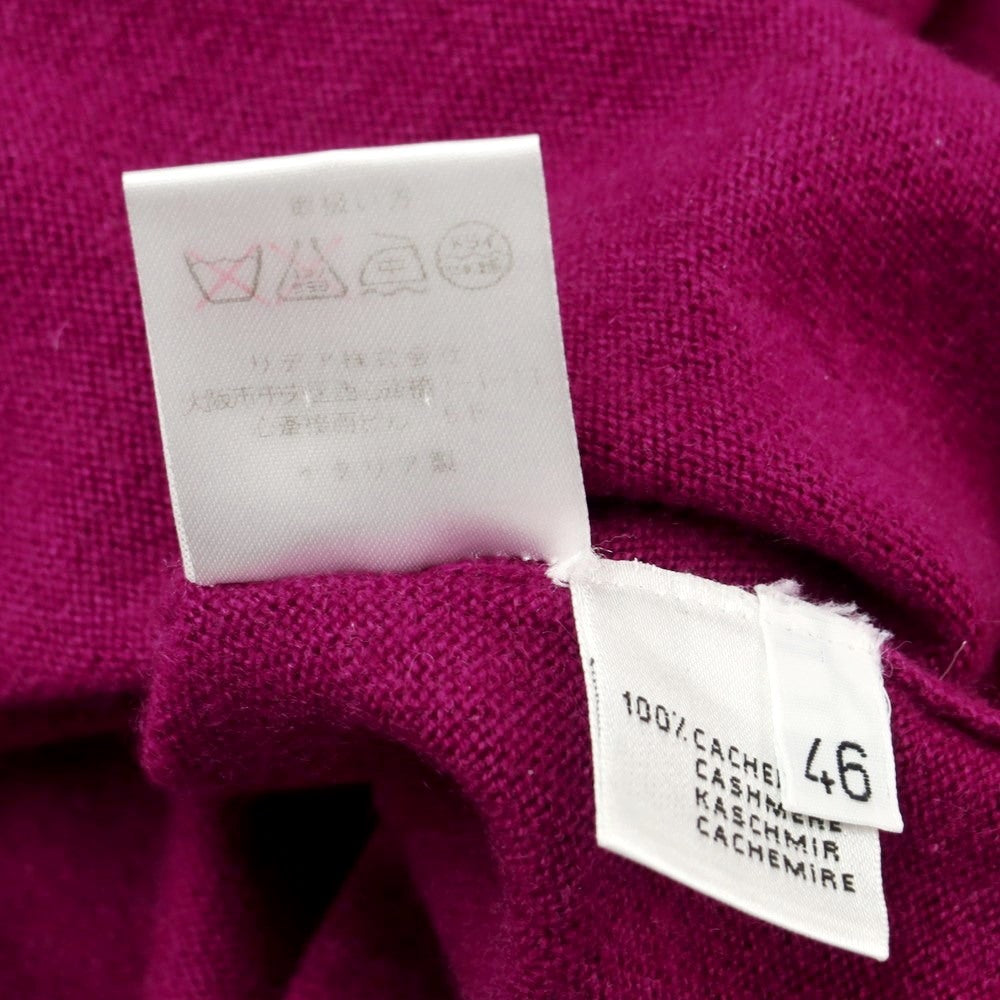 [Used] CRUCIANI Cashmere Crew Neck Sweater Purple [46] [Condition Rank B] ​​[Men&