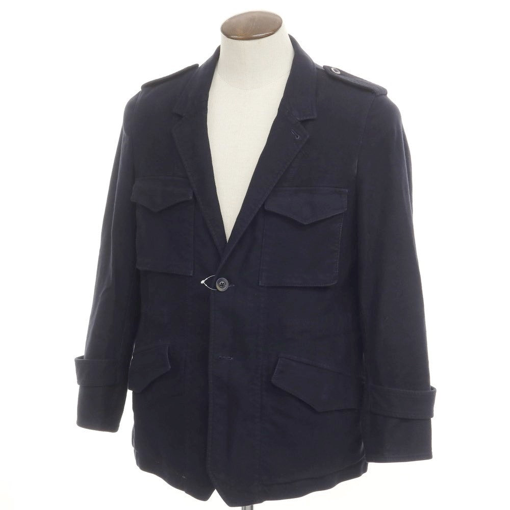 [Used] BOGLIOLI Rayon cotton 2B casual jacket
 Navy [Size XL] [NVY] [A/W] [Condition Rank C] [Men&