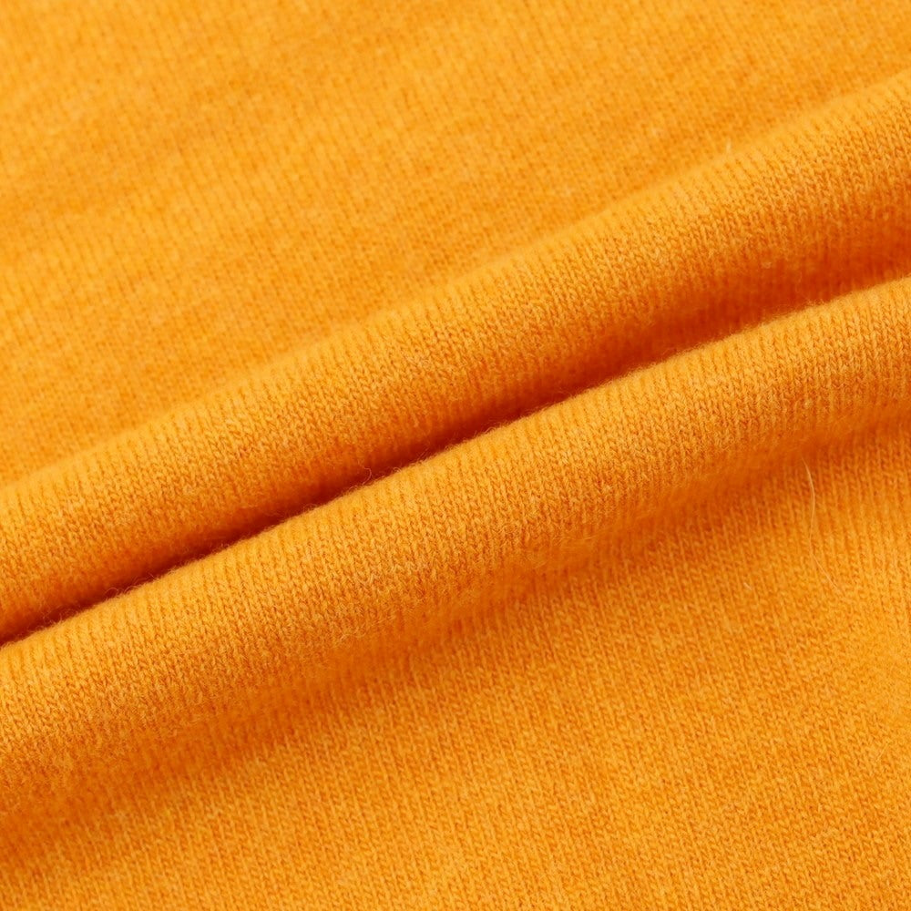 [Used] AB-KOST Italian made high gauge wool crew neck knit orange [50] [Condition rank A] [Men&