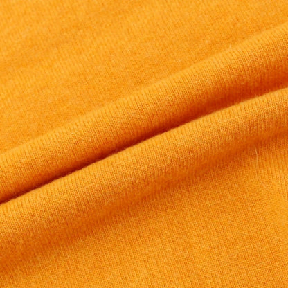 [Used] AB-KOST Italian made high gauge wool crew neck knit orange [50] [Condition rank A] [Men&