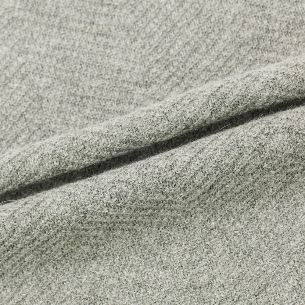 [Used] MESSAGERIE High Gauge Nylon Alpaca Crew Neck Knit, Gray [48] [Condition Rank B] ​​[Men&