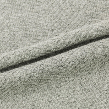 [Used] MESSAGERIE High Gauge Nylon Alpaca Crew Neck Knit, Gray [48] [Condition Rank B] ​​[Men&