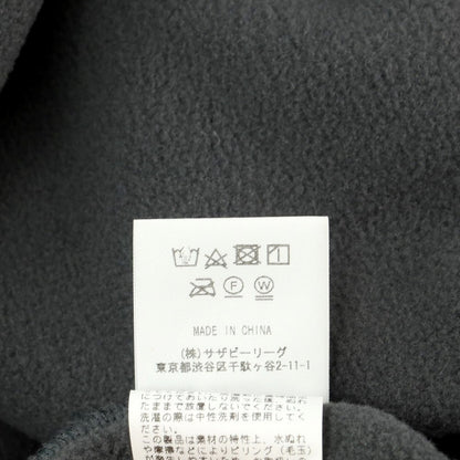 [Used] [Unused] Ron Herman Fleece Pullover Cut and Sew Dark Gray [XL] [Condition Rank S] [Men&