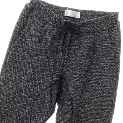 [Used] Edition Wool Cotton Jersey Easy Pants Black x White [2] [Condition Rank C] [Men&