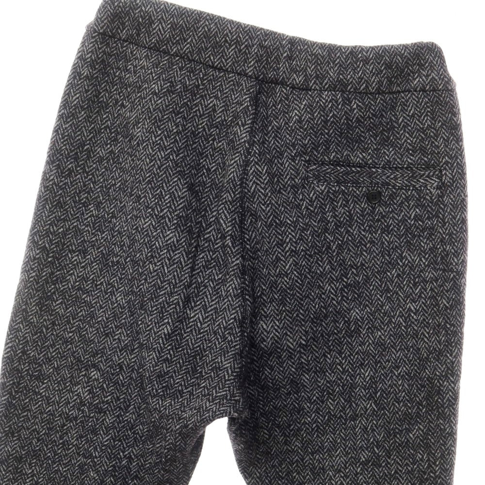 [Used] Edition Wool Cotton Jersey Easy Pants Black x White [2] [Condition Rank C] [Men&