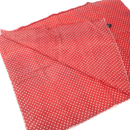 [Used] Altea Wool Polka Dot Scarf Red x White [Condition Rank B] ​​[Men&