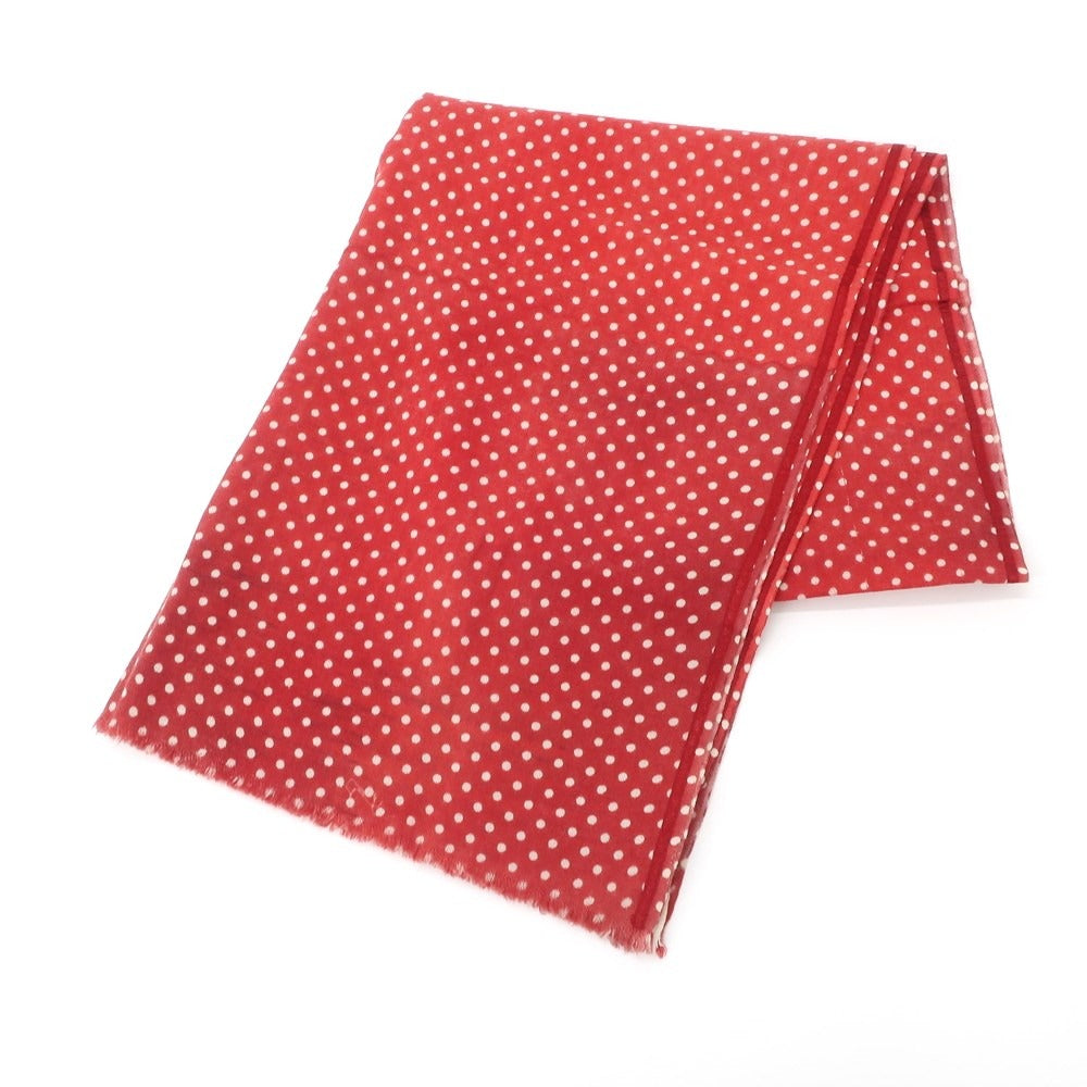 [Used] Altea Wool Polka Dot Scarf Red x White [Condition Rank B] ​​[Men&