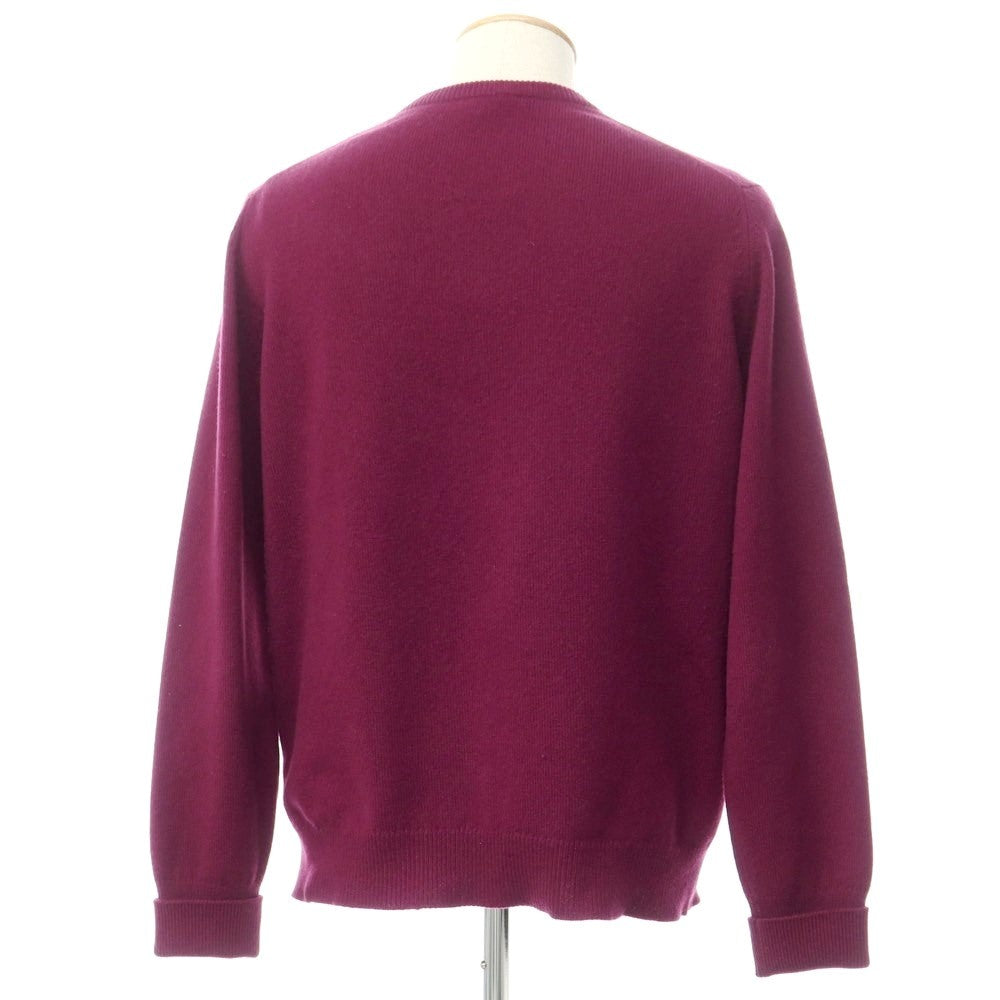 [Used] Ballantine BALLANTYNE Cashmere V-neck knit Purple [46] [Condition rank C] [Men&