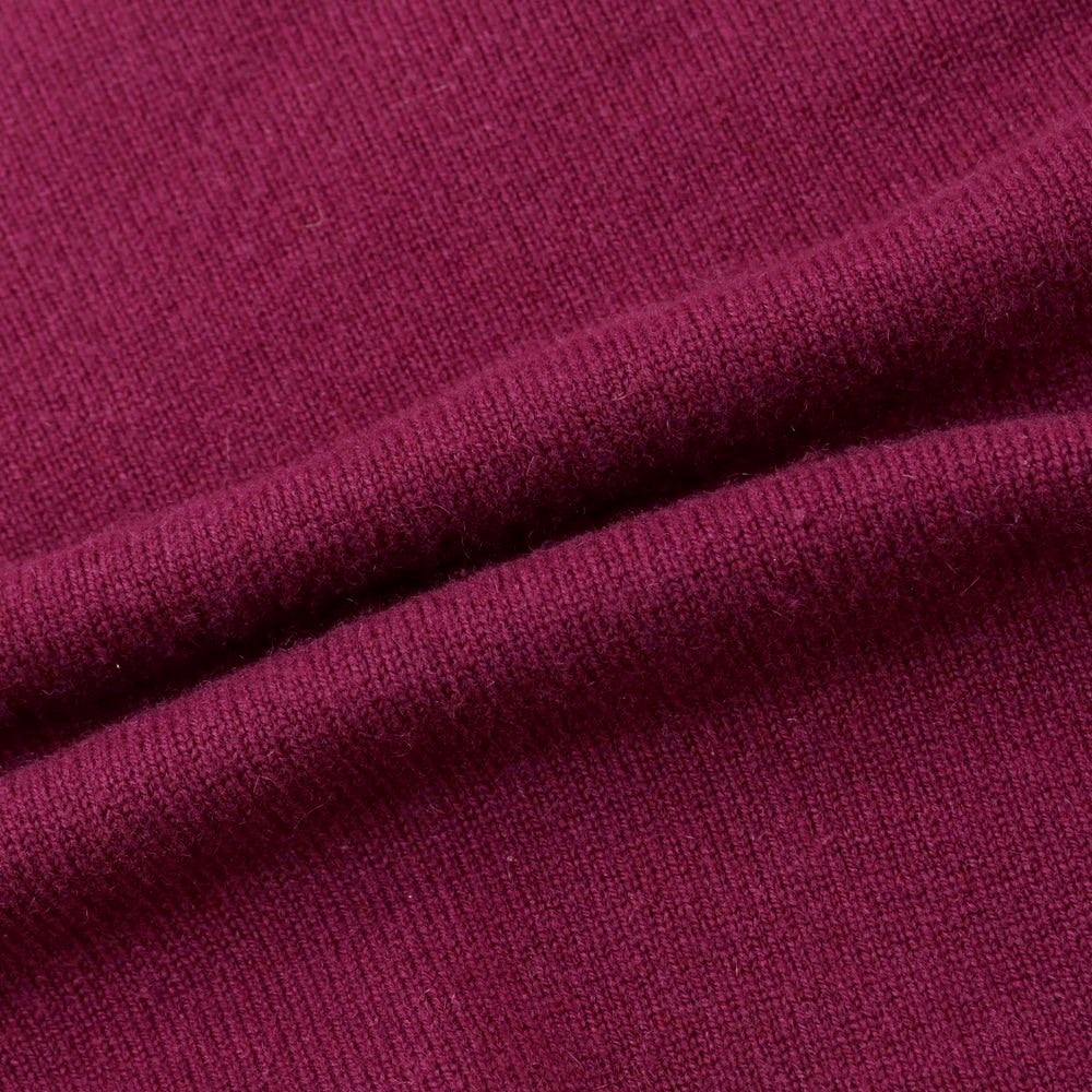 [Used] Ballantine BALLANTYNE Cashmere V-neck knit Purple [46] [Condition rank C] [Men&