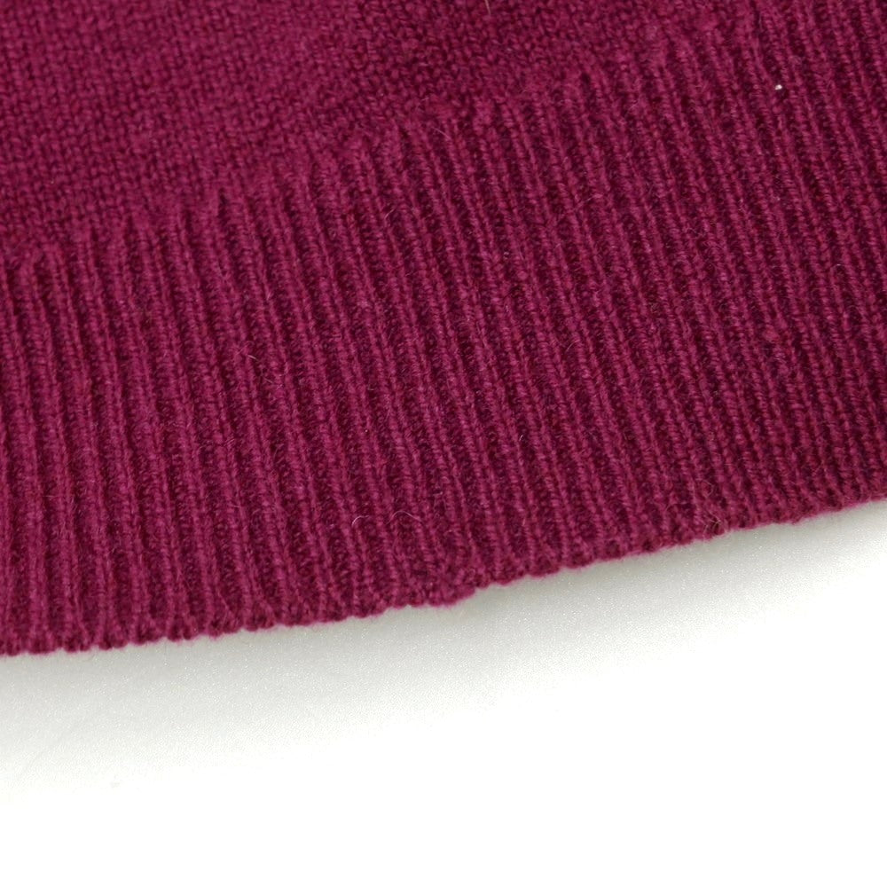 [Used] Ballantine BALLANTYNE Cashmere V-neck knit Purple [46] [Condition rank C] [Men&