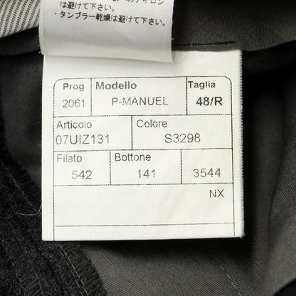 【中古】タリアトーレ TAGLIATORE ウール ドレススラックスパンツ
 ダークグレー【サイズ48】【GRY】【A/W】【状態ランクB】【メンズ】
【759874】
[BPD]