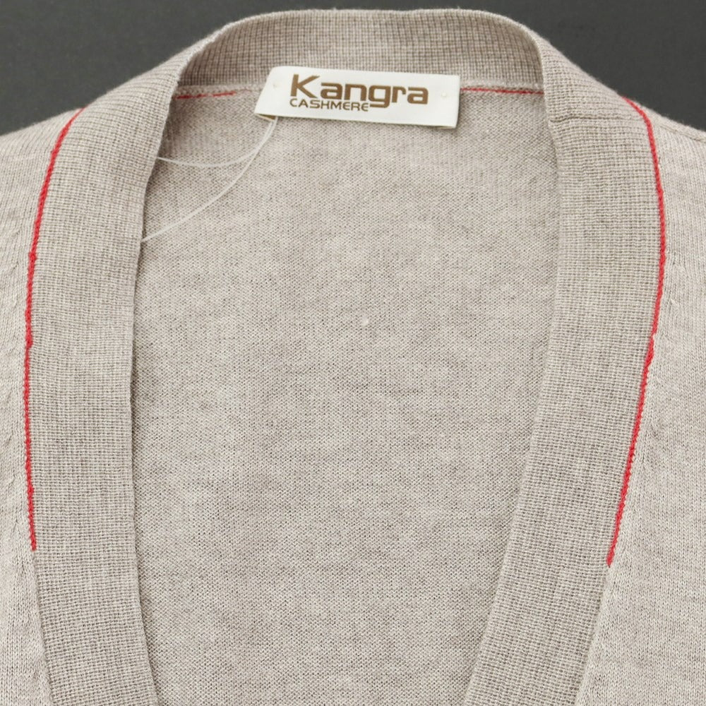 [Used] Kangra Silk Cotton Cashmere Cardigan
 Light ash brown [Size 50] [GRY] [A/W] [Condition Rank C] [Men&