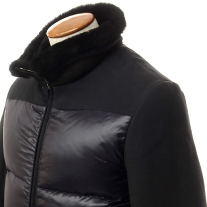 [Used] EMMETI nylon mouton down jacket, black [46] [Condition rank B] ​​[Men&