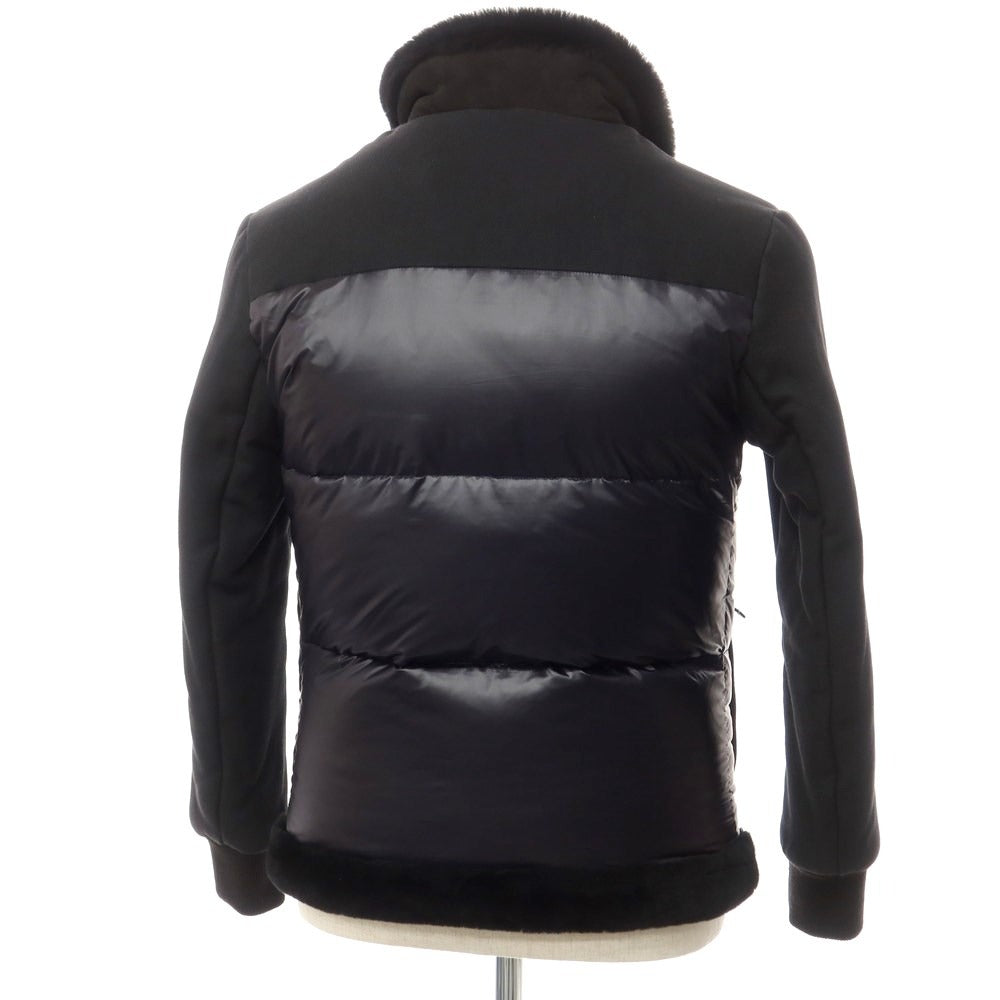 [Used] EMMETI nylon mouton down jacket, black [46] [Condition rank B] ​​[Men&