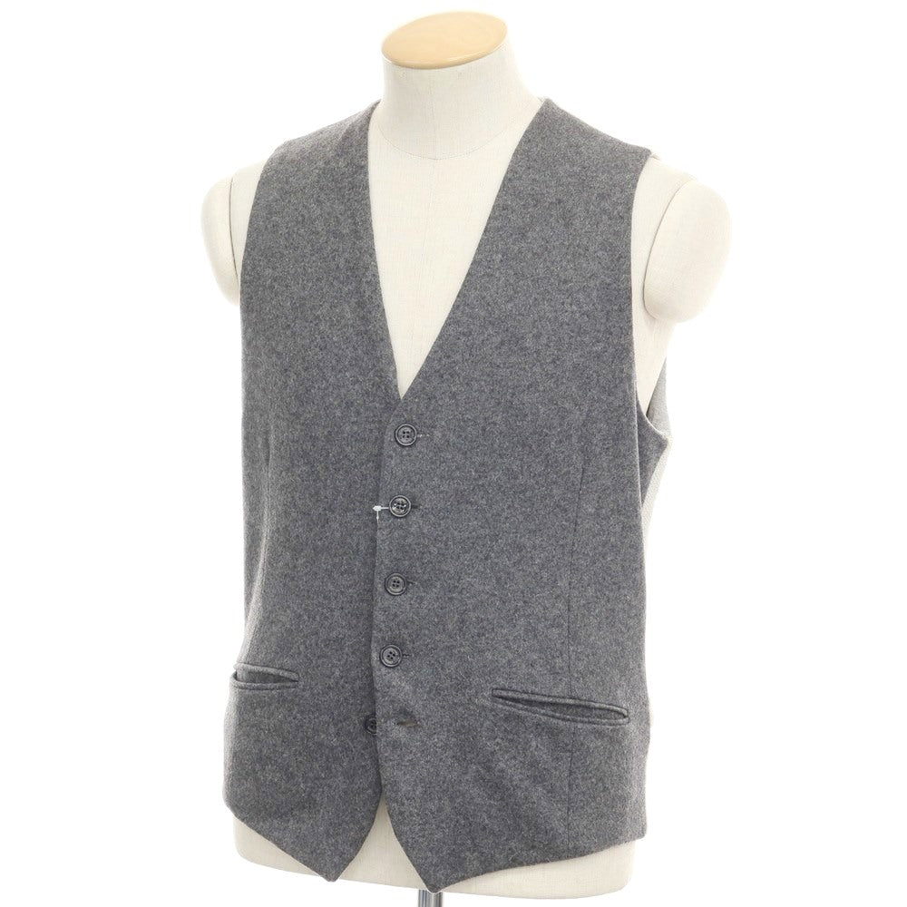 [Used] eleventy wool jersey gilet vest, grey [S] [Condition rank B] ​​[Men&