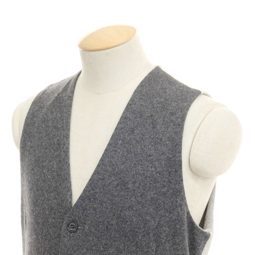 [Used] eleventy wool jersey gilet vest, grey [S] [Condition rank B] ​​[Men&