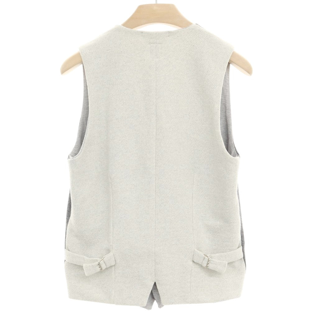 [Used] eleventy wool jersey gilet vest, grey [S] [Condition rank B] ​​[Men&