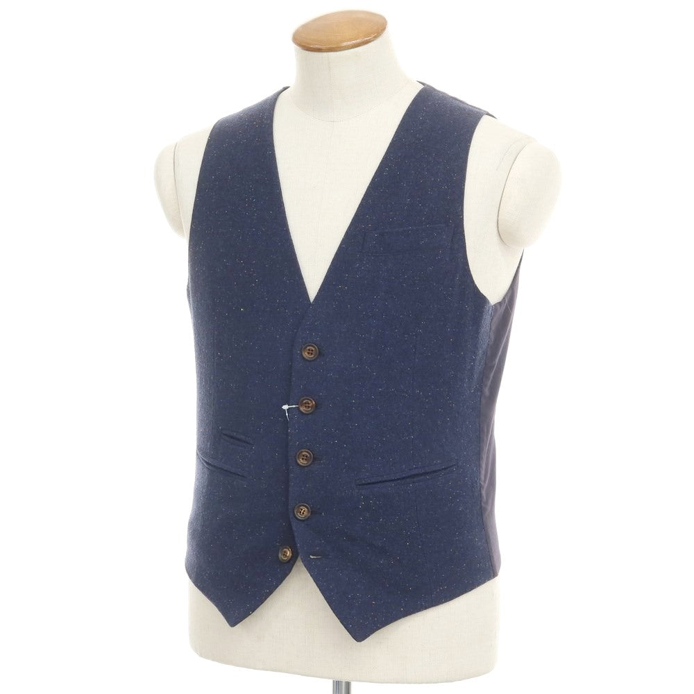 [Used] Eleventy Wool Nylon Gilet Vest Navy [46] [Condition Rank B] ​​[Men&