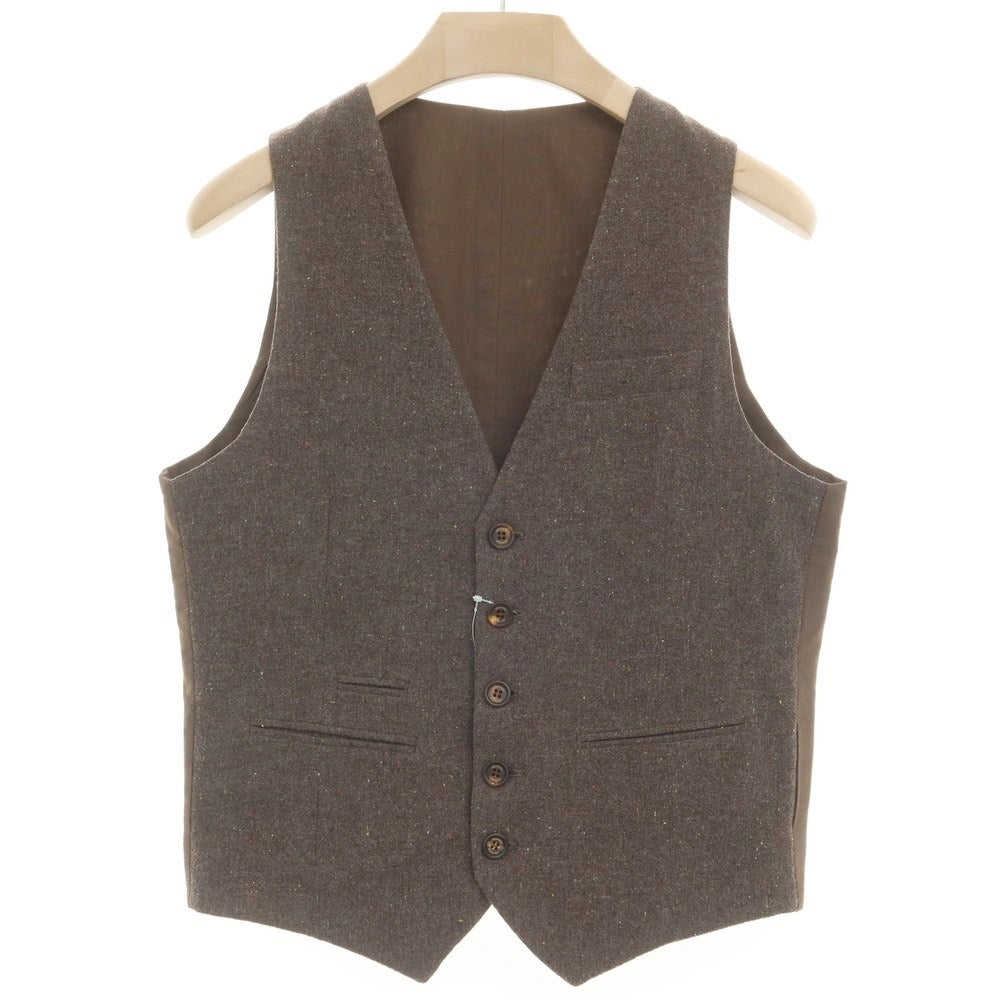 [Used] Eleventy Wool Nylon Gilet Vest Brown [46] [Condition Rank B] ​​[Men&