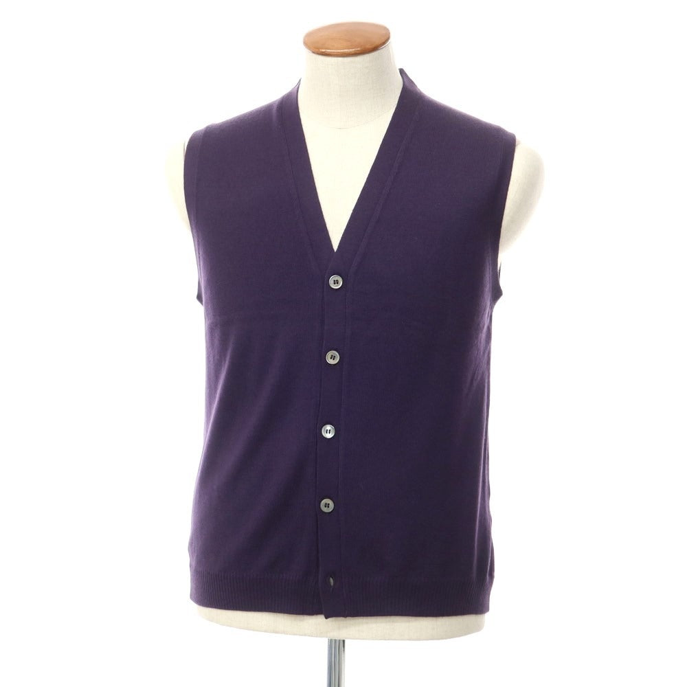 [Used] GRAN SASSO wool knit vest
 Purple [Size 46] [PUP] [A/W] [Condition Rank B] ​​[Men&