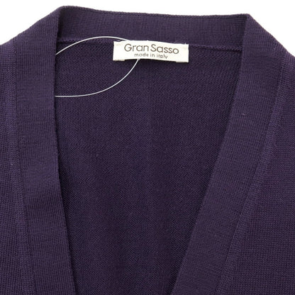 [Used] GRAN SASSO wool knit vest
 Purple [Size 46] [PUP] [A/W] [Condition Rank B] ​​[Men&