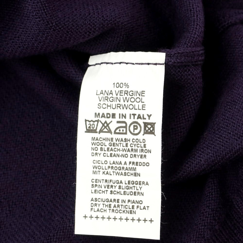 [Used] GRAN SASSO wool knit vest
 Purple [Size 46] [PUP] [A/W] [Condition Rank B] ​​[Men&