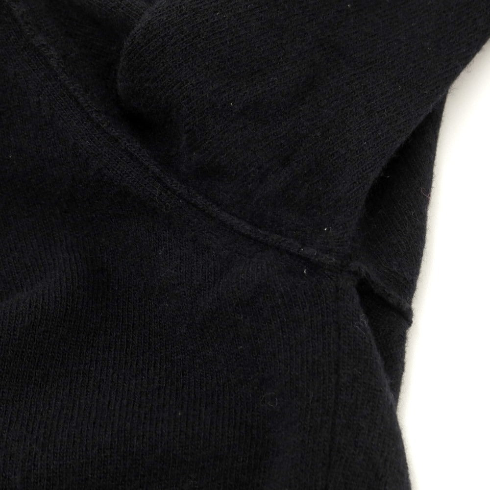 [Used] SCAGLIONE wool crew neck pullover knit
 Black [Size M] [BLK] [A/W] [Condition Rank C] [Men&