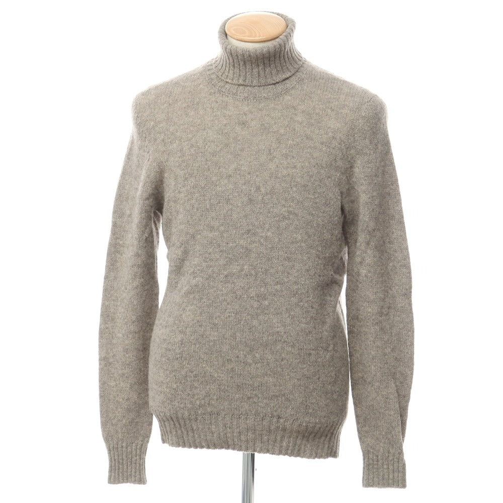 [Used] SCAGLIONE wool turtleneck pullover knit
 Greige [Size M] [GRY] [A/W] [Condition Rank C] [Men&