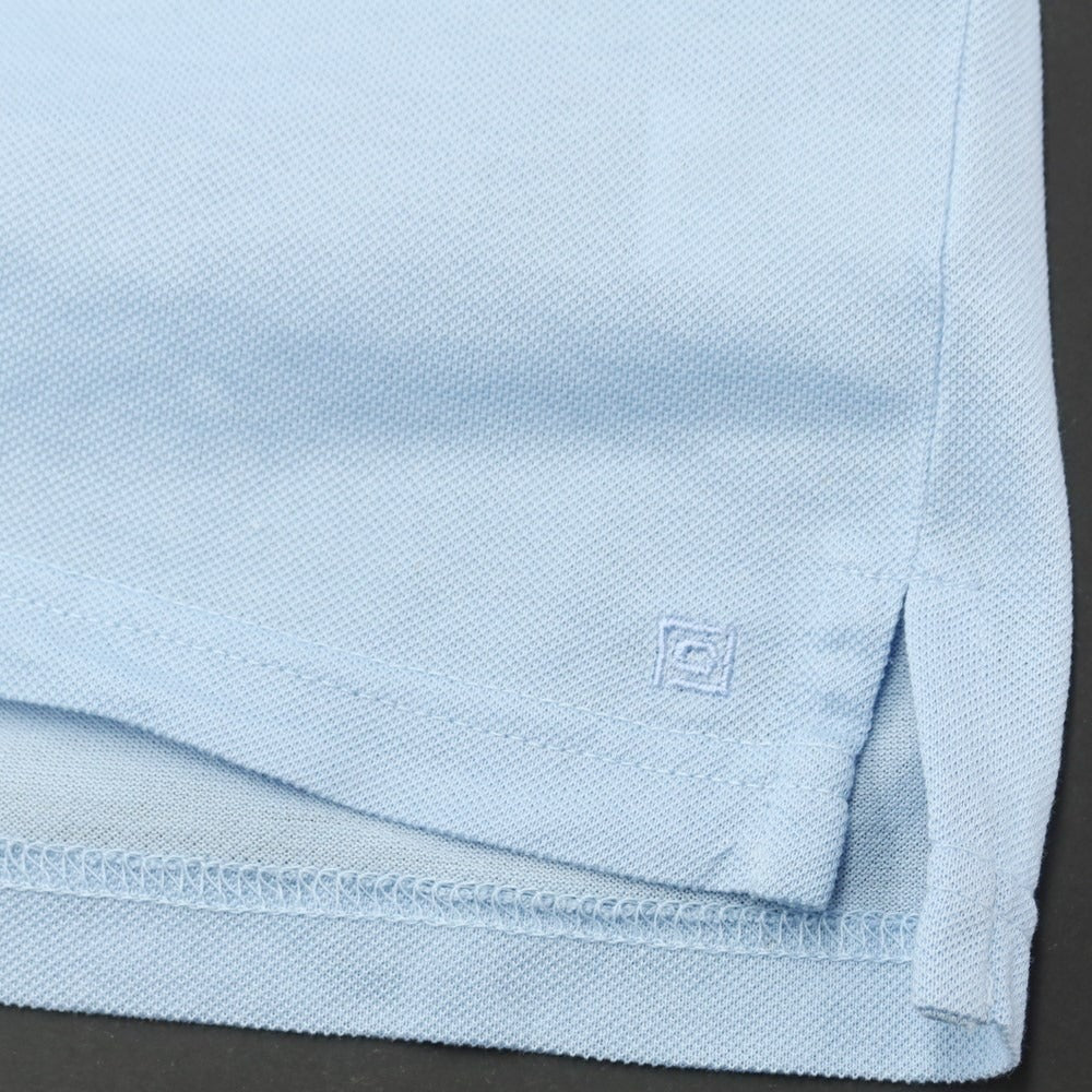 [Used] Les Copains Cotton Long Sleeve Polo Shirt Light Blue [54] [Condition Rank B] ​​[Men&