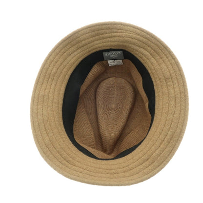 [Used] LACOSTE wool fedora hat, light brown [58cm] [Condition: B] [Men&