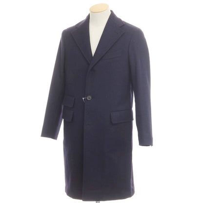 [Used] THE GIGI Wool Chesterfield Coat Navy [44] [Condition Rank A] [Men&