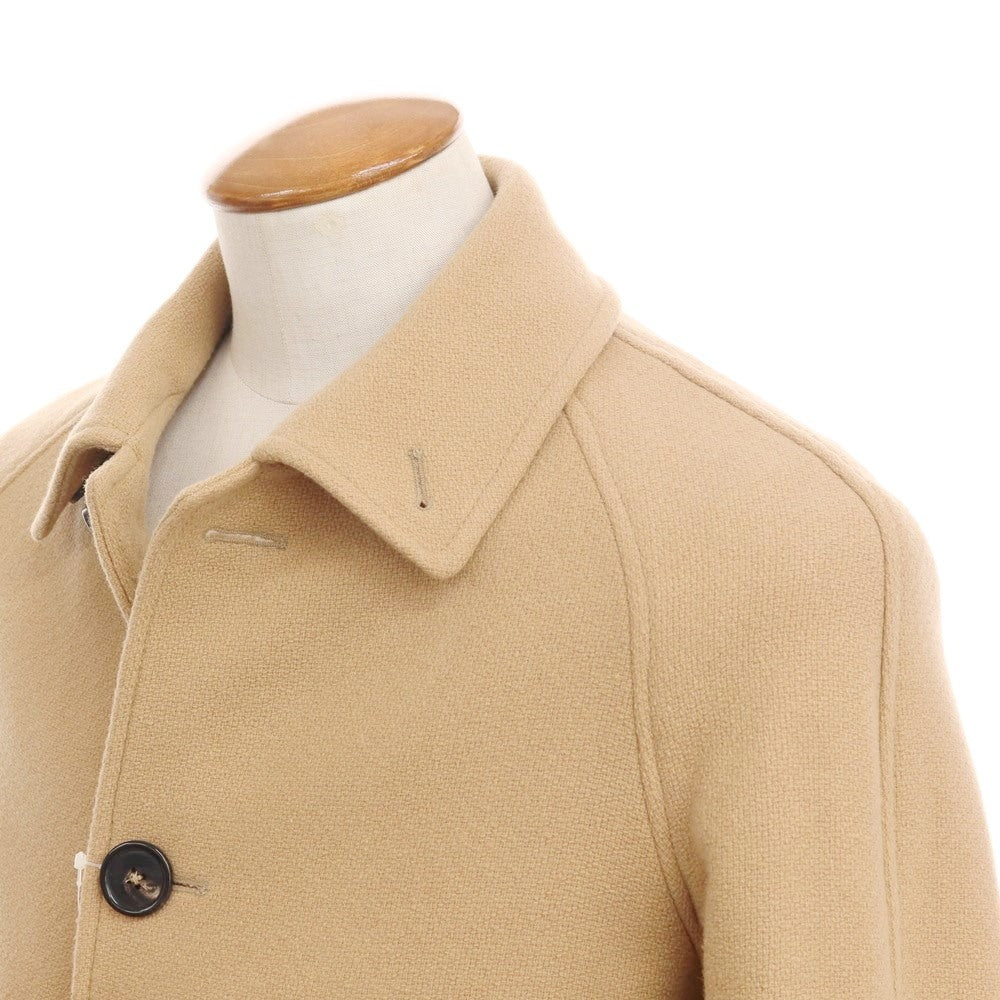 [Used] PALTO Wool Nylon Belted Balmac Coat Beige [46] [Condition Rank B] ​​[Men&