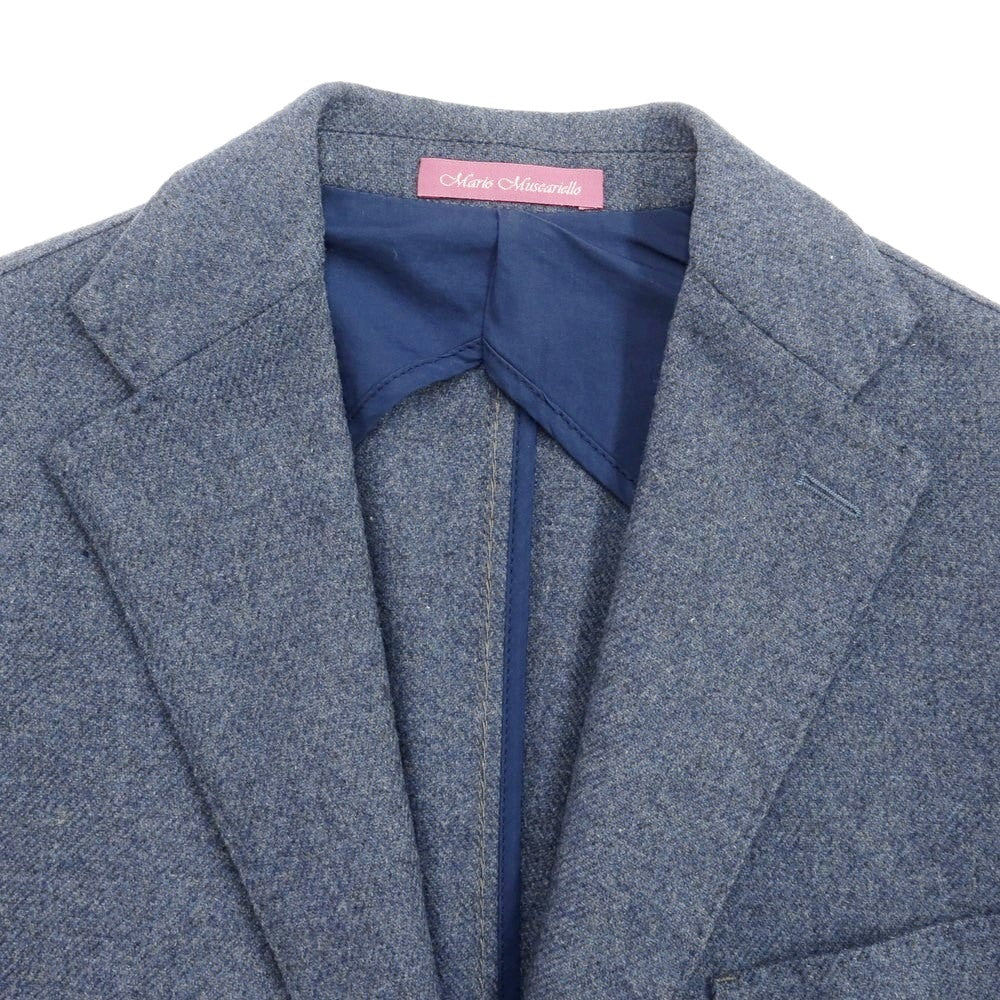 [Used] Mario Muscariello Flannel Wool Tailored Jacket Grayish Blue [No description (S rank)] [Condition rank B] ​​[Men&