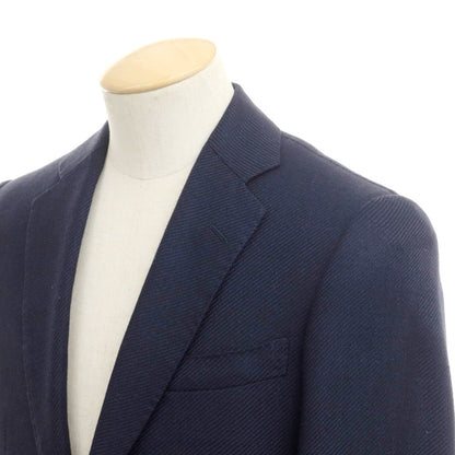 [Used] TOMORROWLAND Alpaca wool tailored jacket, navy [44] [Condition rank B] ​​[Men&