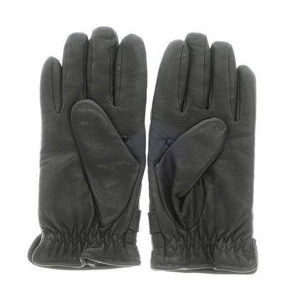 [Used] ALPO Quilted Leather Gloves Black [7 1/2] [Condition Rank B] ​​[Men&