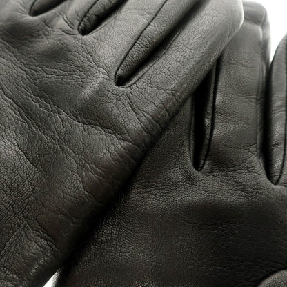 [Used] ALPO Quilted Leather Gloves Black [7 1/2] [Condition Rank B] ​​[Men&