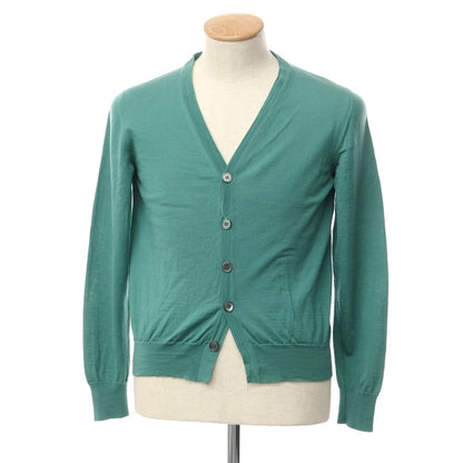 [Used] Drumohr wool cardigan, green [44] [Condition rank B] ​​[Men&