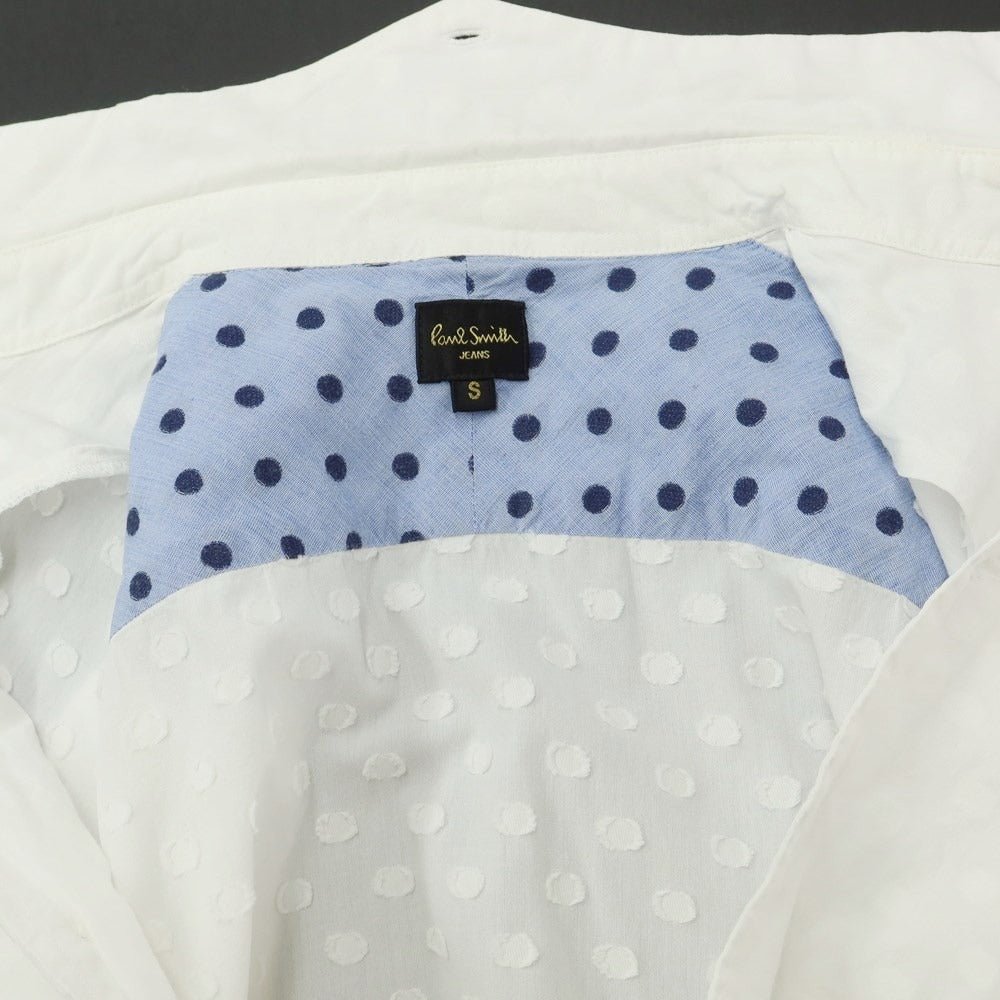 [Used] Paul Smith Cotton Dot Casual Shirt White [S] [Condition Rank C] [Men&