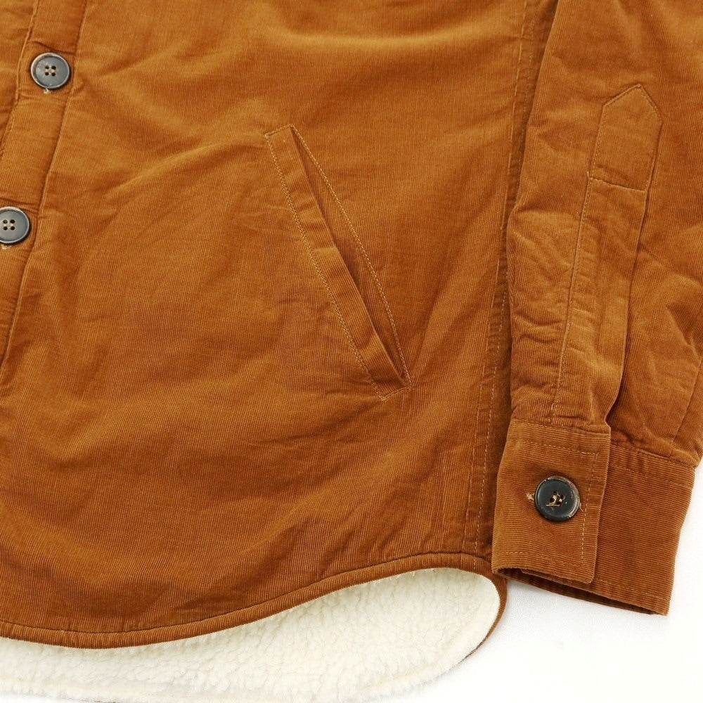 [Used] GUY ROVER Corduroy inner boa jacket camel brown [S] [Condition rank B] ​​[Men&