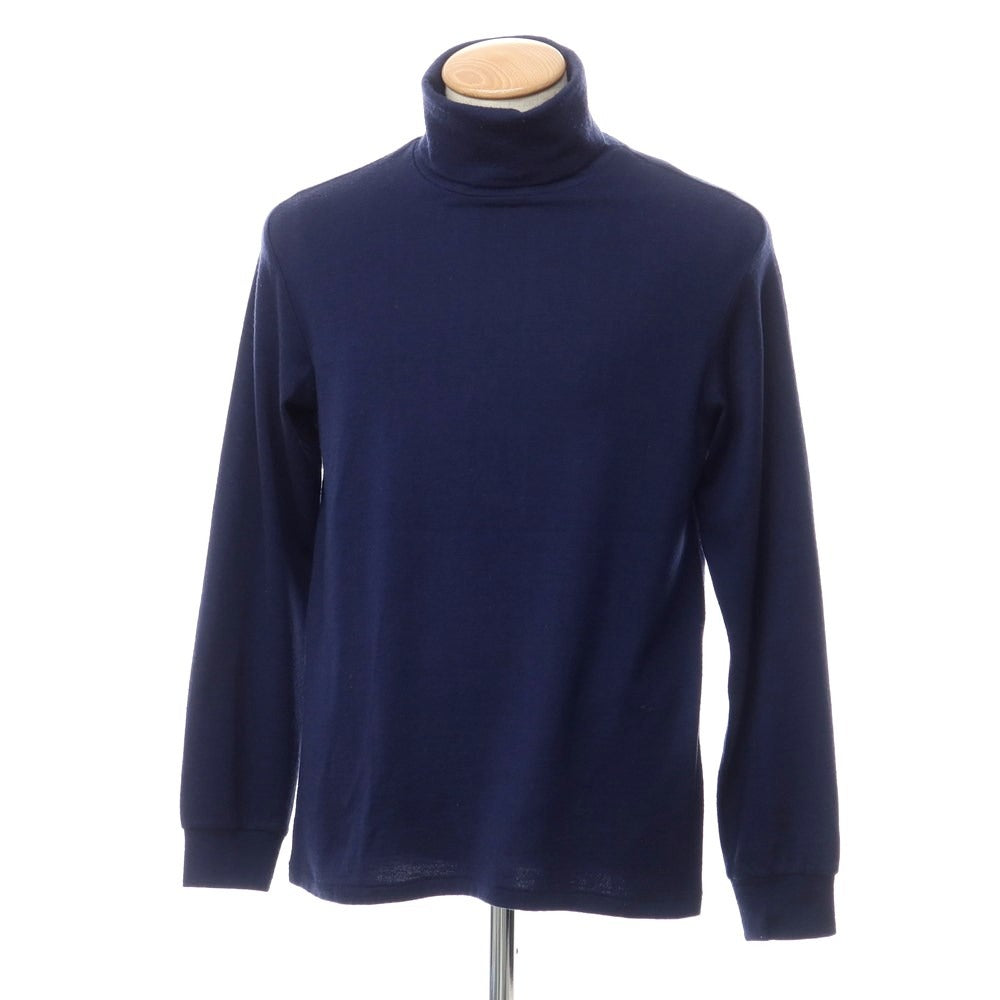 [Used] Markaware wool turtleneck pullover knit navy [2] [Condition rank C] [Men&