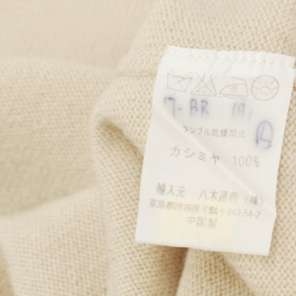 [Used] Three Dots Cashmere Turtleneck Pullover Knit Beige [No size indicated (L)] [Condition Rank B] ​​[Men&