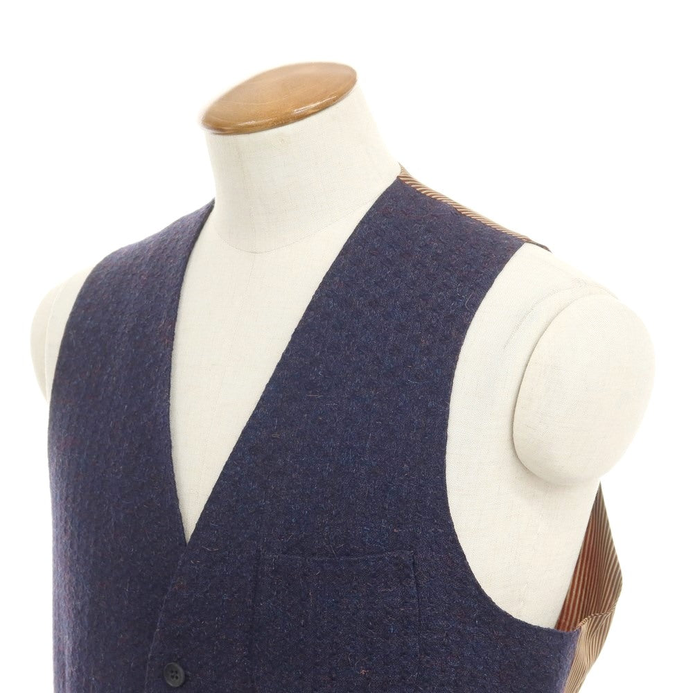 [Used] Ernesto GFB Wool Mohair Gilet Vest Navy [50] [Condition Rank B] ​​[Men&