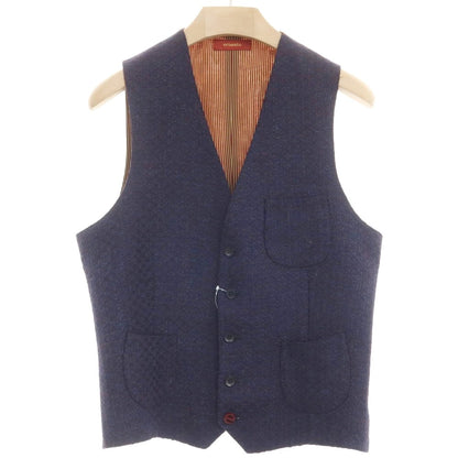 [Used] Ernesto GFB Wool Mohair Gilet Vest Navy [50] [Condition Rank B] ​​[Men&