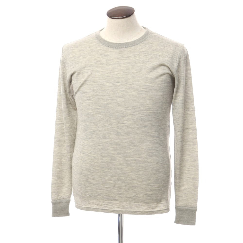 [Used] Jun Hashimoto Wool Crew Neck Pullover Knit Gray [5] [Condition Rank C] [Men&