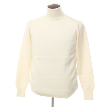 [Used] Jun Hashimoto Wool Turtleneck Pullover Knit Off-White [5] [Condition Rank B] ​​[Men&