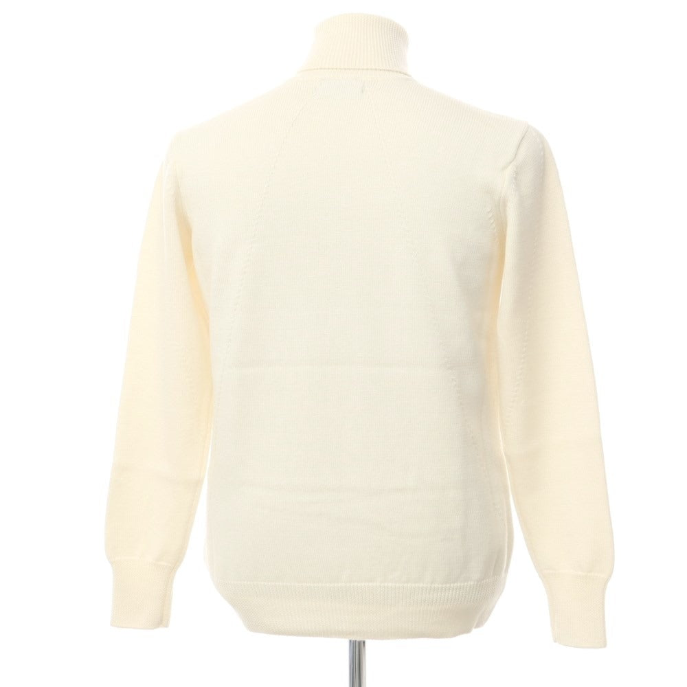 [Used] Jun Hashimoto Wool Turtleneck Pullover Knit Off-White [5] [Condition Rank B] ​​[Men&