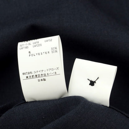 【中古】ビューティアンドユースユナイテッドアローズ BEAUTY&amp;YOUTH UNITED ARROWS ウールポリエステル セミワイドカラー カジュアルシャツ ネイビー【 S 】【 状態ランクB 】【 メンズ 】
[CPD]