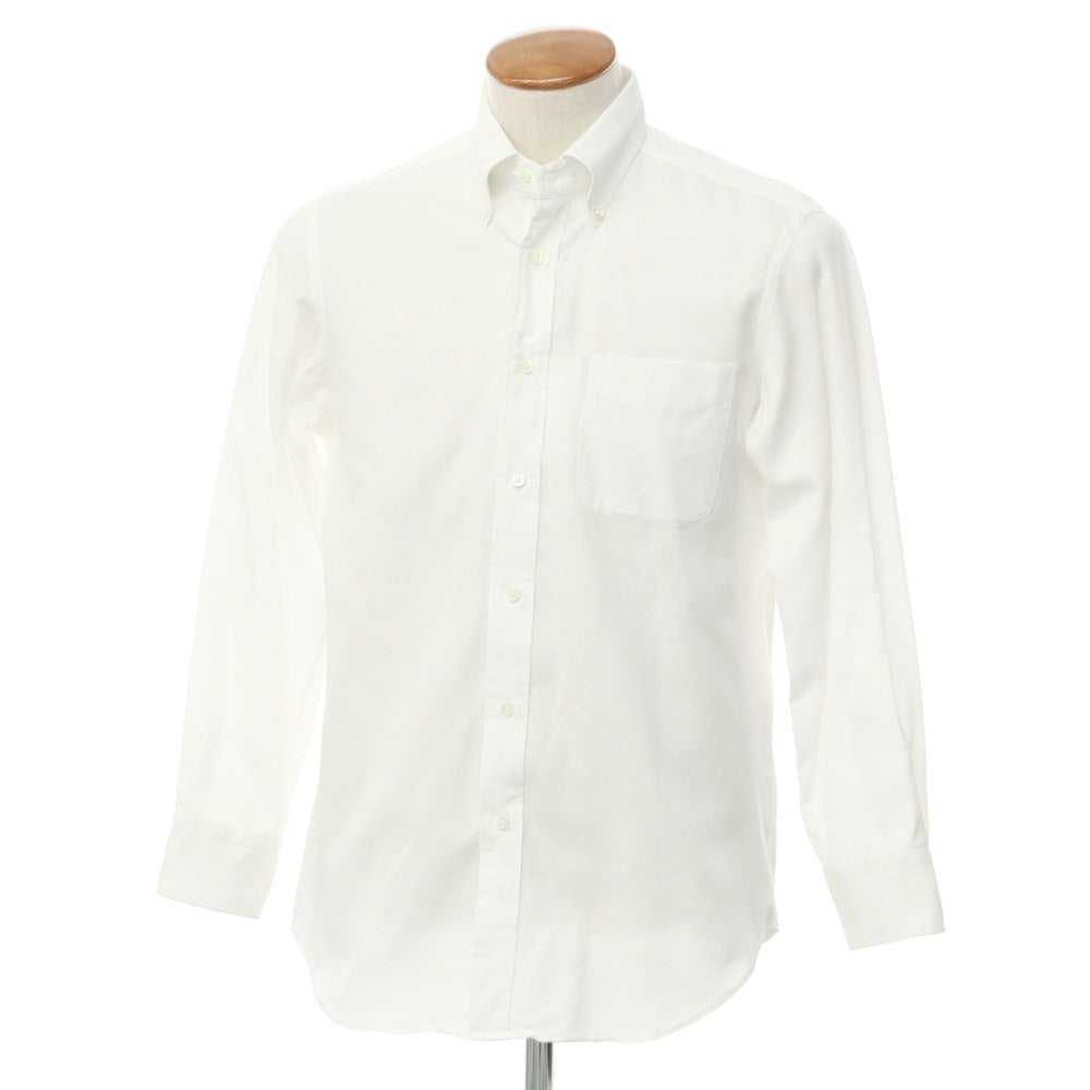 [Used] Makers Shirt Kamakura Cotton Button-down Dress Shirt White [40] [Condition Rank B] [Men&